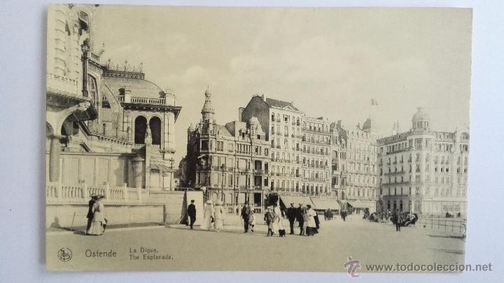 Postales: POSTAL OSTENDE - EL DIQUE - Foto 1