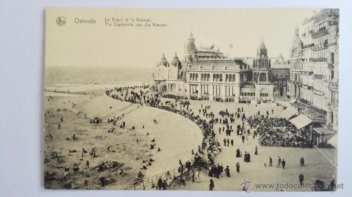 Postales: OSTENDE - EL DIQUE Y EL KURSAL - Foto 1