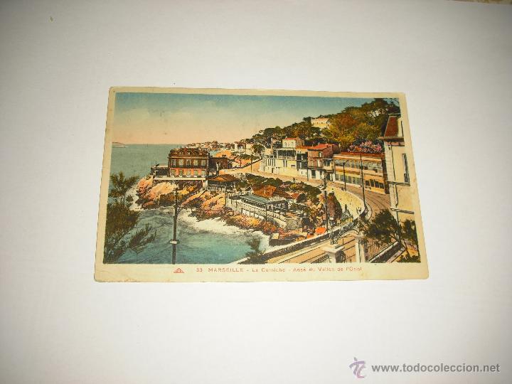 Postales: MARSEILLE. LA CORNICHE .CIRCULADA 1938 - Foto 1
