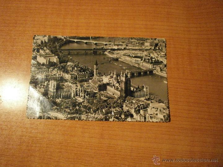 Postcards: POSTAL THE THAMES WESTMINSTER LONDON CIRCULADA