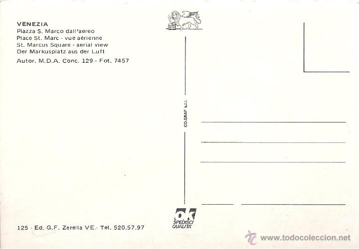 Postales: Tarjeta postal Venecia - Foto 2