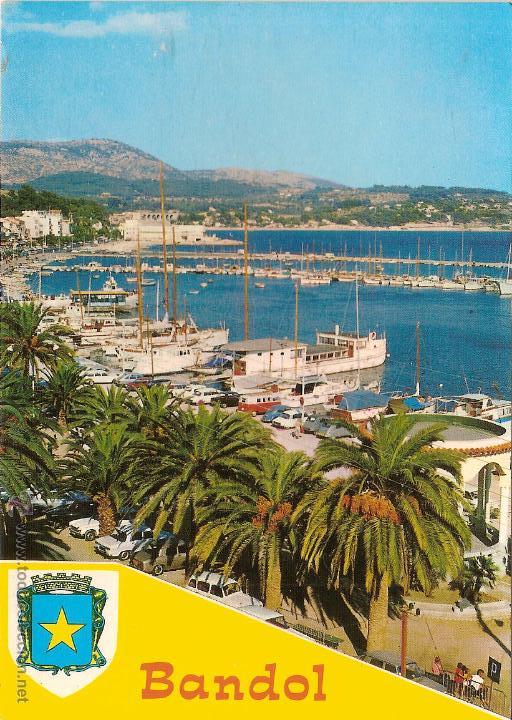 Postkarten: BANDOL, VAR, PROVENZA (FRANCIA), PERSPECTIVA SOBRE EL PUERTO - ED. Y.P.A. N&ordm; 55 - CIRCULADA