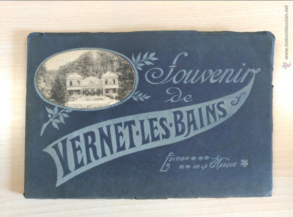 Postales: 'Souvenir de Vernet.les.Bains' 18 postales en blanco i negro. 1910/1920