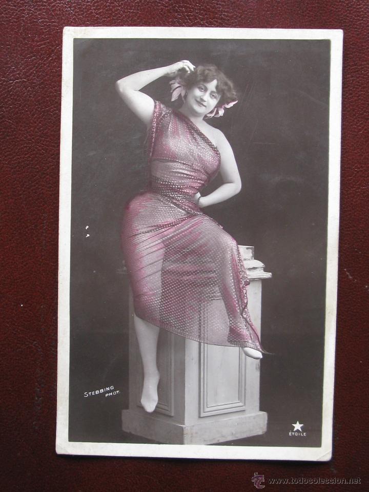 Postales: STEBBING PHOT , TARJETA POSTAL ANTIGUA MUJER POSANDO