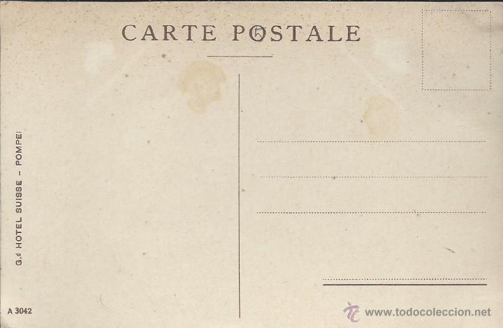 Postales: POSTAL. POMPEYA. A&Ntilde;O 1900. - Foto 2