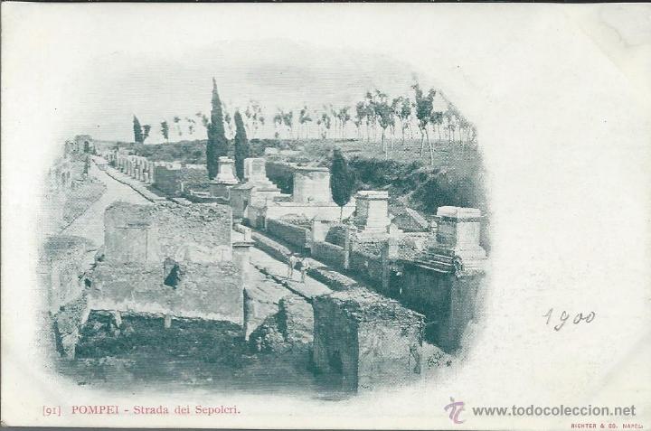 Postales: POSTAL. POMPEYA. A&Ntilde;O 1900. - Foto 1