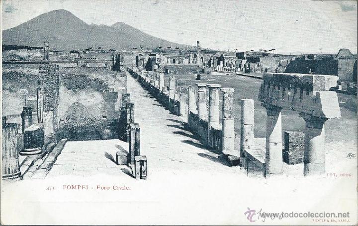 Postales: POSTAL. POMPEYA. A&Ntilde;O 1900. - Foto 1