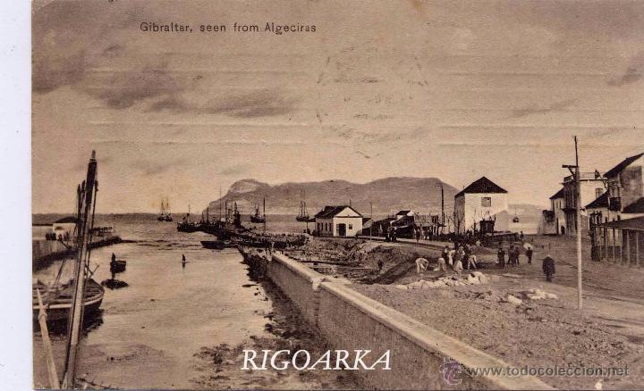 Postales: GIBRALTAR, SEEN FROM ALGECIRAS - Foto 1