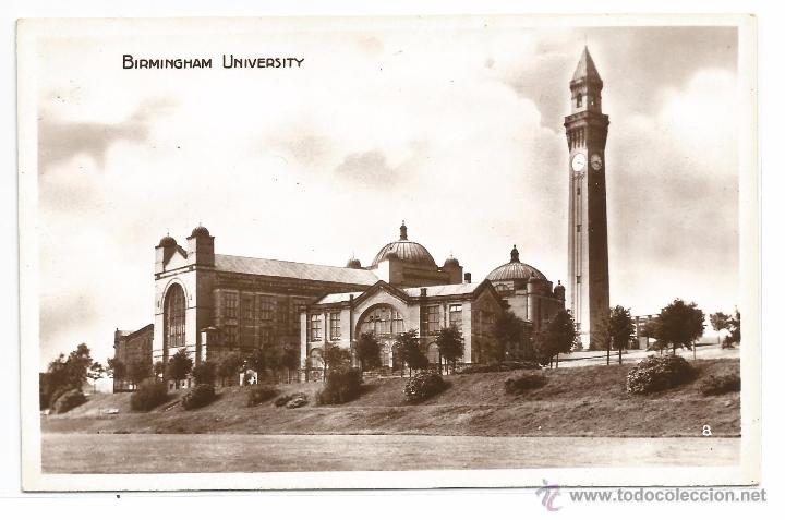 Postales: BIRMINGHAM N&ordm; 8 .- UNIVERSITY - Foto 1