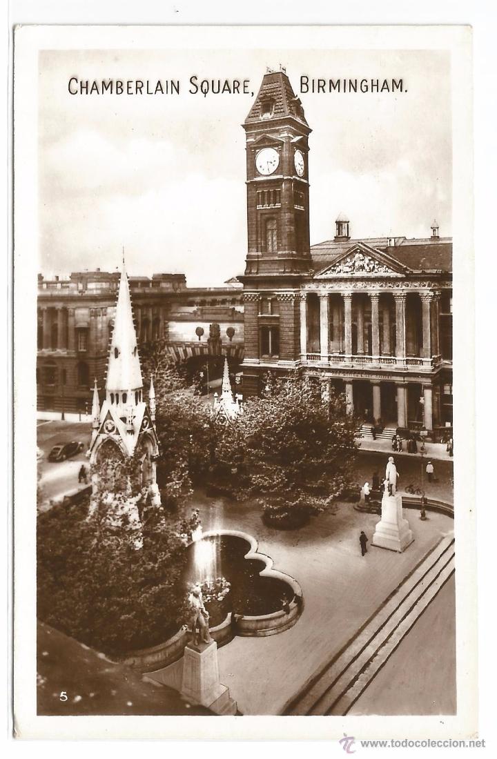 Postales: BIRMINGHAM N&ordm; 5 .- CHAMBERLAIN SQUARE - Foto 1