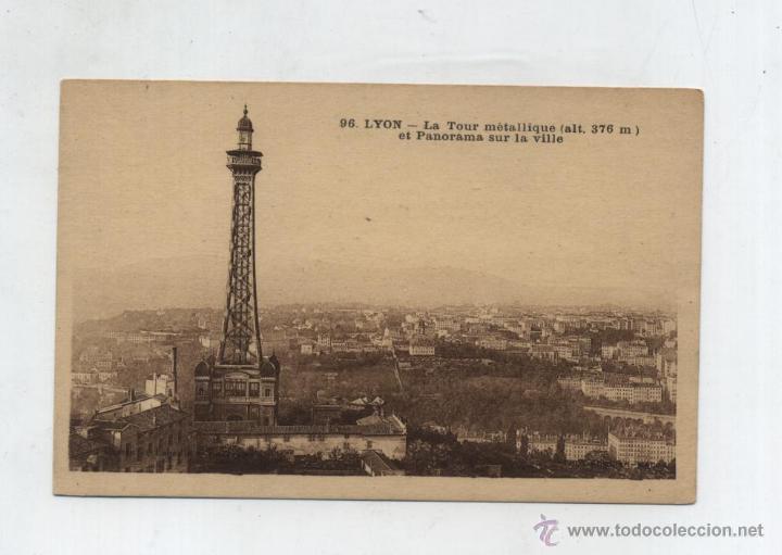 Cartoline: Lyon.- La Tour M&eacute;tallique.