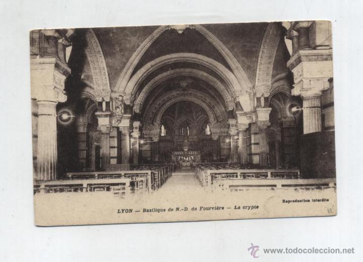 Postales: Lyon.- Basilique de N. D. de Fourvi&eacute;re. - Foto 1