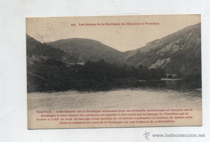 Postales: Les Gorgrd de la Dordogne du Chambon &aacute; Vern&eacute;jou.