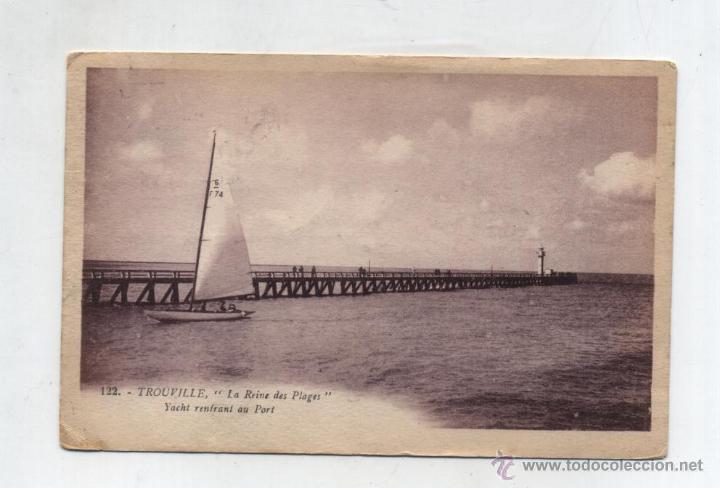 Postales: Trouville.- la Reine des Plages.  Franqueado y fechado en 1933.