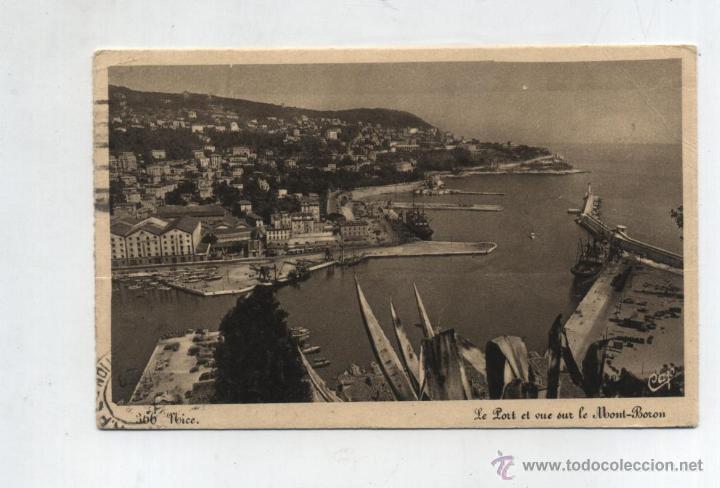Postales: Nice.- Le Port.  Fechado en 1938.