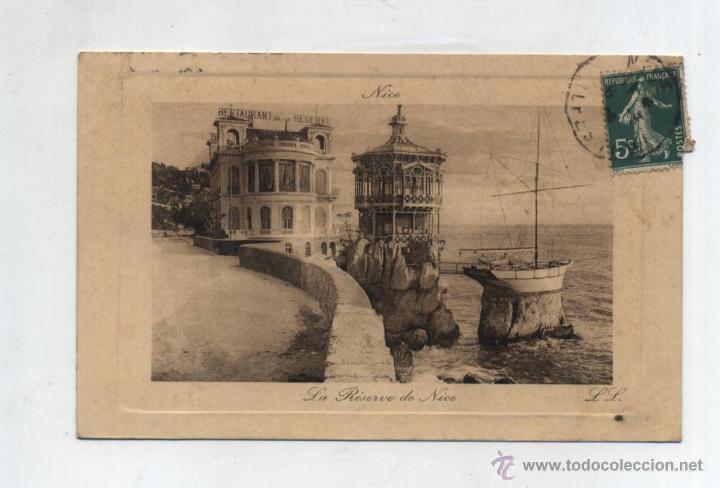 Postkarten: La Reserve de Nice. Franqueado y fechado en 1912.
