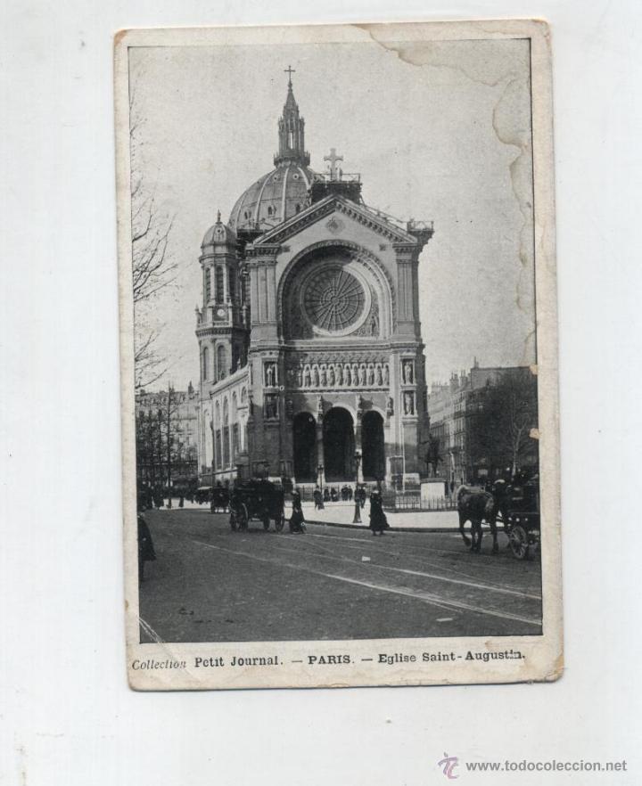 Postales: Paris.- &Eacute;glise Saint - Augustin. - Foto 1