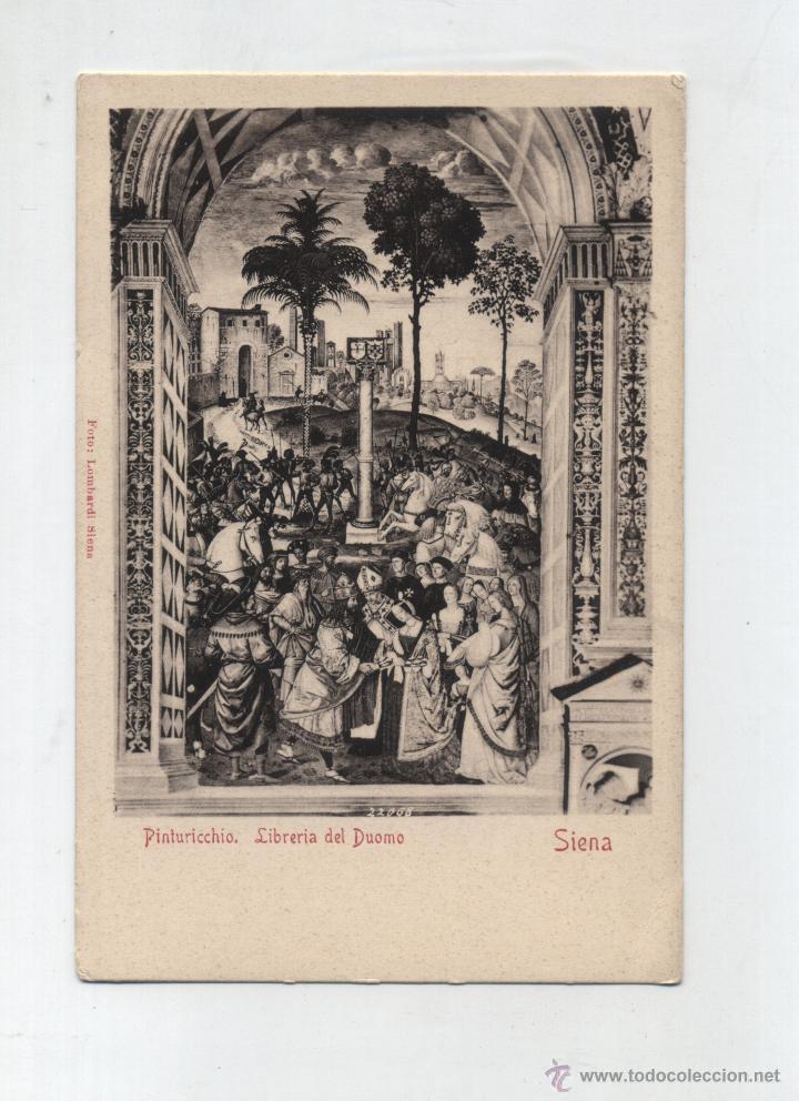 Postcards: Siena.- Libreria del Duomo. Pinturicchio.  Anterior a 1905.