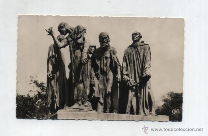 Postales: Calais.- Les Six bourgeois ( par Rodin)
