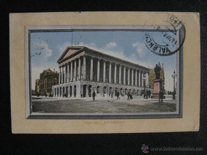 Postales: TOWN HALL. BIRMINGHAM - Foto 1