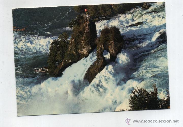 Postcards: Rheinfall. - Franqueado y fechado en 1976.