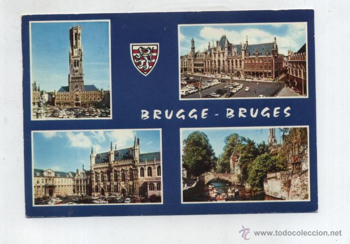 Postcards: Brujas.- Franqueado y fechado en 1976.