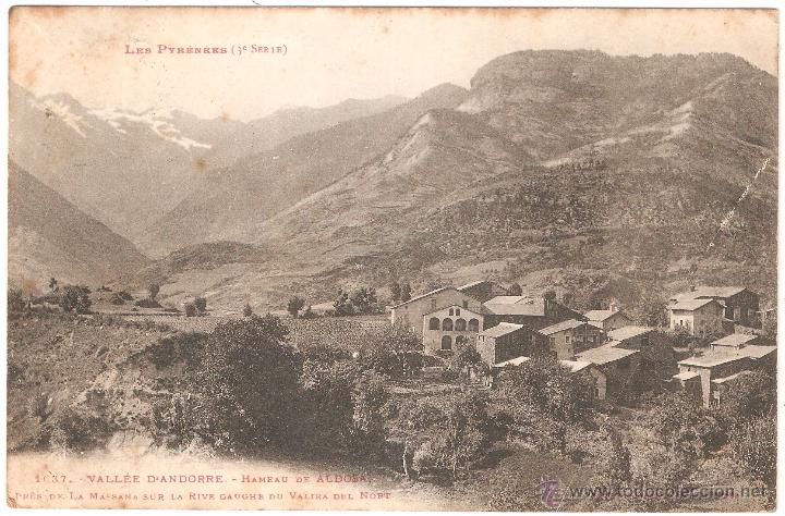 Postales: ANDORRA Hameau de aldosa. massana, valira nord. n&ordm; 1037