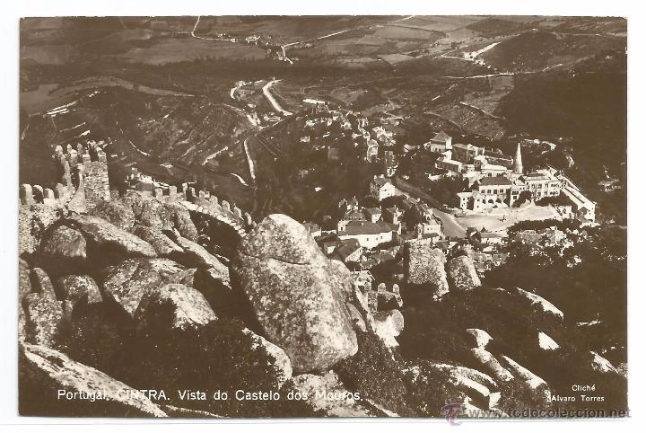 Postales: CINTRA / VISTA DO CASTELO DOS MOUROS / CLICH&Eacute; ALVARO TORRES / SIN FRANQUEAR