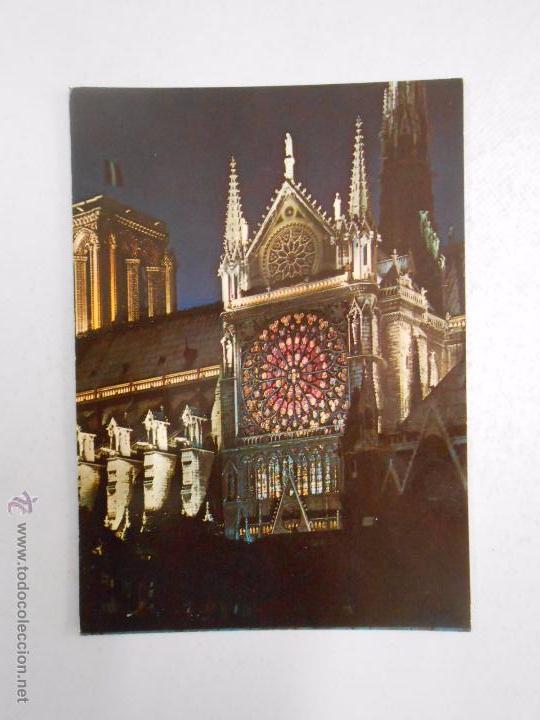 Postcards: POSTAL DE PARIS. LA NUIT. LA CATHEDRALE NOTRE-DAME. TDKP3