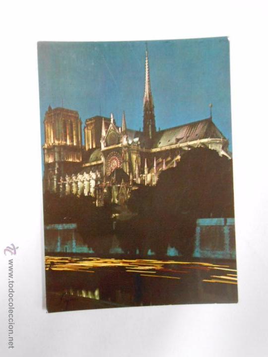 Postales: POSTAL DE PARIS. LA NUIT. LA NOCHE. LA CATEDRAL DE NOTRE DAME. TDKP3