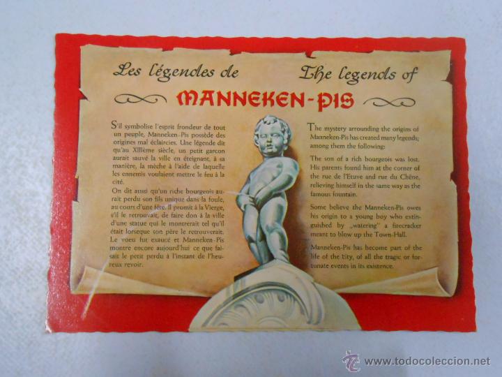 Cartes Postales: postal the legends of manneken pis. las leyendas. TDKP3