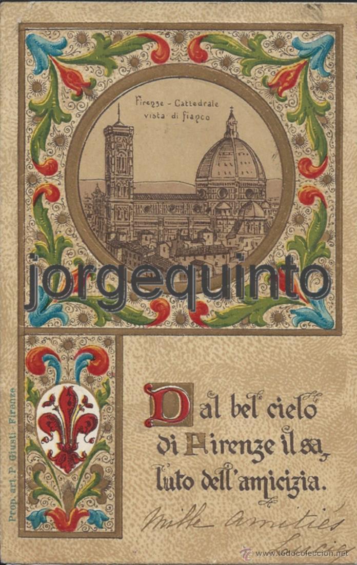 Postales: POSTAL. FLORENCIA. CIRCULADA 1903. - Foto 1