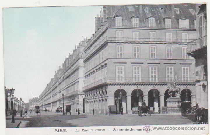 Postales: Paris.- La Rue de Rivoli.