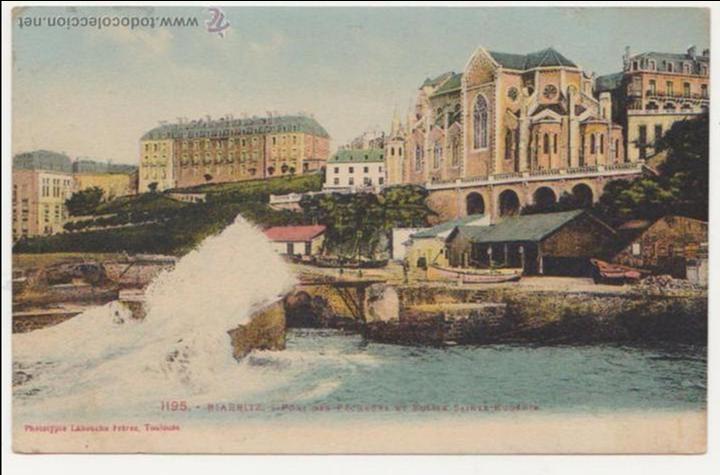 Postales: Biarriz.- Port des Pecheurs.