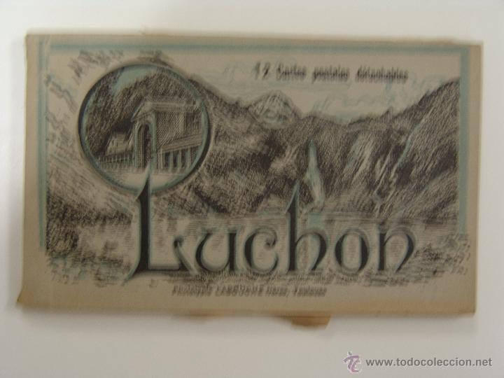 Postales: BLOQUE LIBRITO LUCHON 12 POSTALES - Foto 1