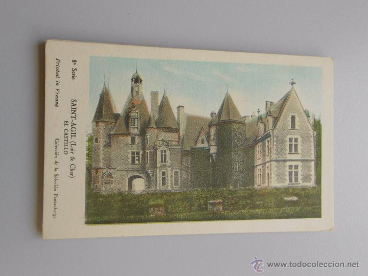 Postales: POSTAL COLECCION DE LA SOLUCION PAUTAUBERGE 8&ordf; SERIE. SAINT-AGIL. LOIR & CHER. EL CASTILLO. TDKP5