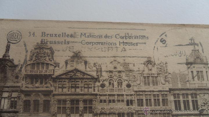 Postales: postal de bruselas n&ordm; 34 escrita - Foto 2