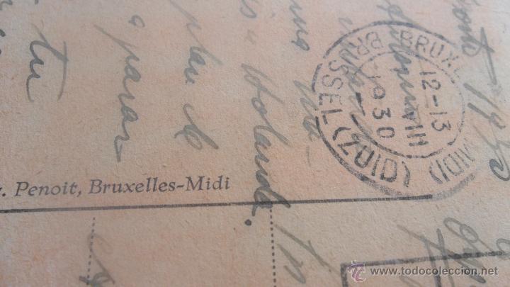 Postales: postal de bruselas n&ordm; 34 escrita - Foto 4