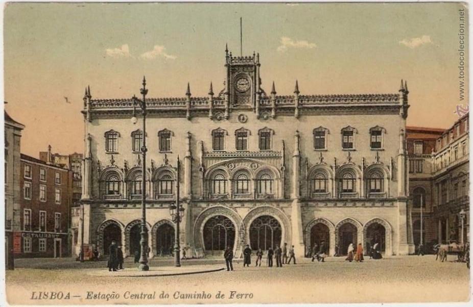 Postales: PORTUGAL LISBOA ESTACAO CENTRAL DO CAMINHO DE FERRO