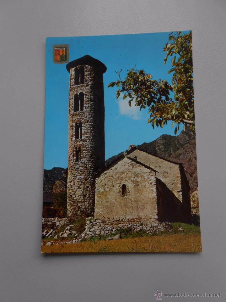 Postcards: POSTAL VALLS D'ANDORRA. IGLESIA ROMANICA DE SANTA COLOMA. TDKP5