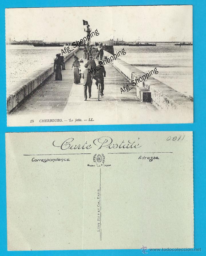 Postales: CHERBOURG - FRANCIA - LA JET&Eacute;E - POSTCARD - Foto 1