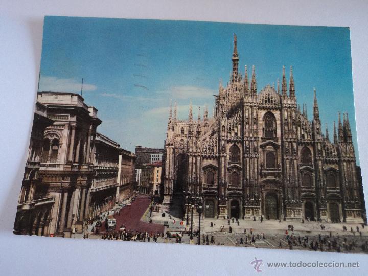 Postales: POSTAL DE MILANO PIAZZA DUOMO - Foto 1