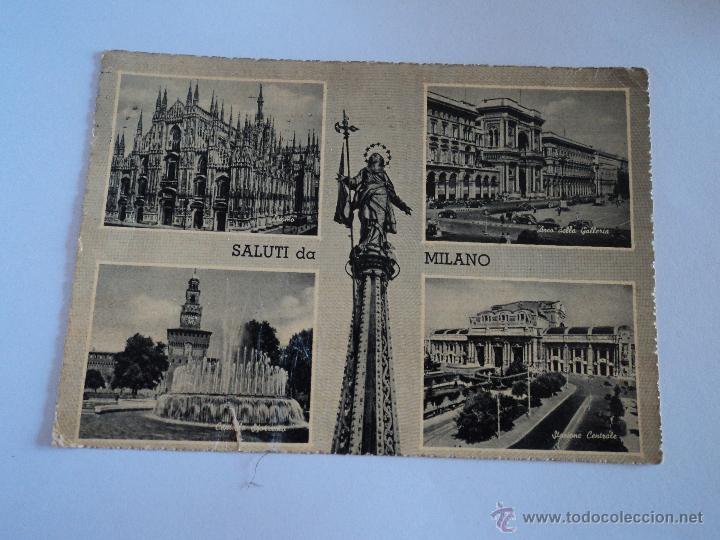 Postales: ANTIGUA POSTAL DE MILANO - Foto 1