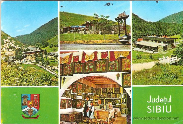 Postcards: JUDETUL SIBIU (RUMAN&Iacute;A), DIVERSOS ASPECTOS - ED. SPORT TURISM - SIN CIRCULAR