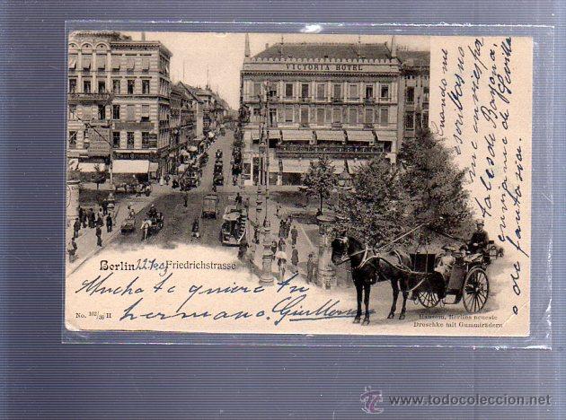 Postkarten: TARJETA POSTAL. BERLIN, ALEMANIA. FRIEDRICHSTRASSE. N&ordm; 102/36 H.