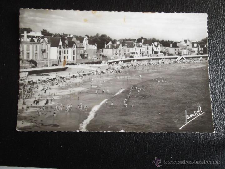 Postales: Quiberon (Morbihan). 9 La Playa. Usada - Foto 1