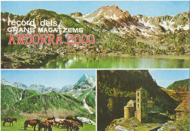 Postales: POSTAL DELS GRANS MAGATZEMS ANDORRA 2000 - Foto 1