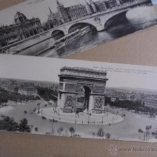 Postales: BLOC 20 POSTALES PANORAMICAS PARIS - ANTIGUAS -LAS FOTOS SON DE LOS AÑOS 30. Lote 52600664