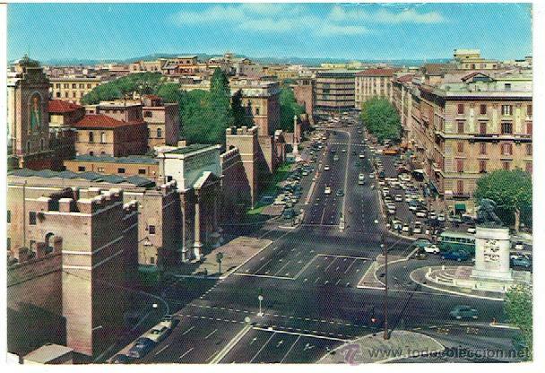 Postales: POSTAL DE ROMA - CIRCULADA CON SELLO - Foto 1