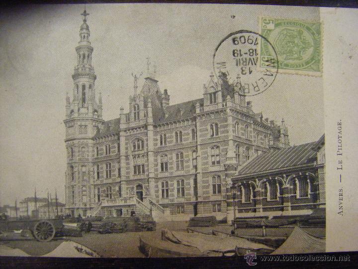 Postales: Belgica.Anvers.Le Pilotage - Foto 1